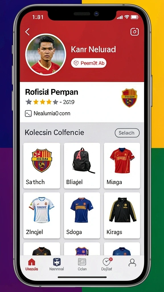 idebet - Tampilan antarmuka yang menarik dan modern.