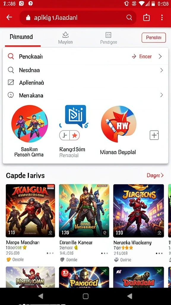 turu99 - Screenshot kedua menampilkan variasi permainan slot yang tersedia.