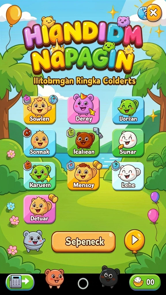 watitoto - Tampilan antarmuka yang intuitif dan menarik.